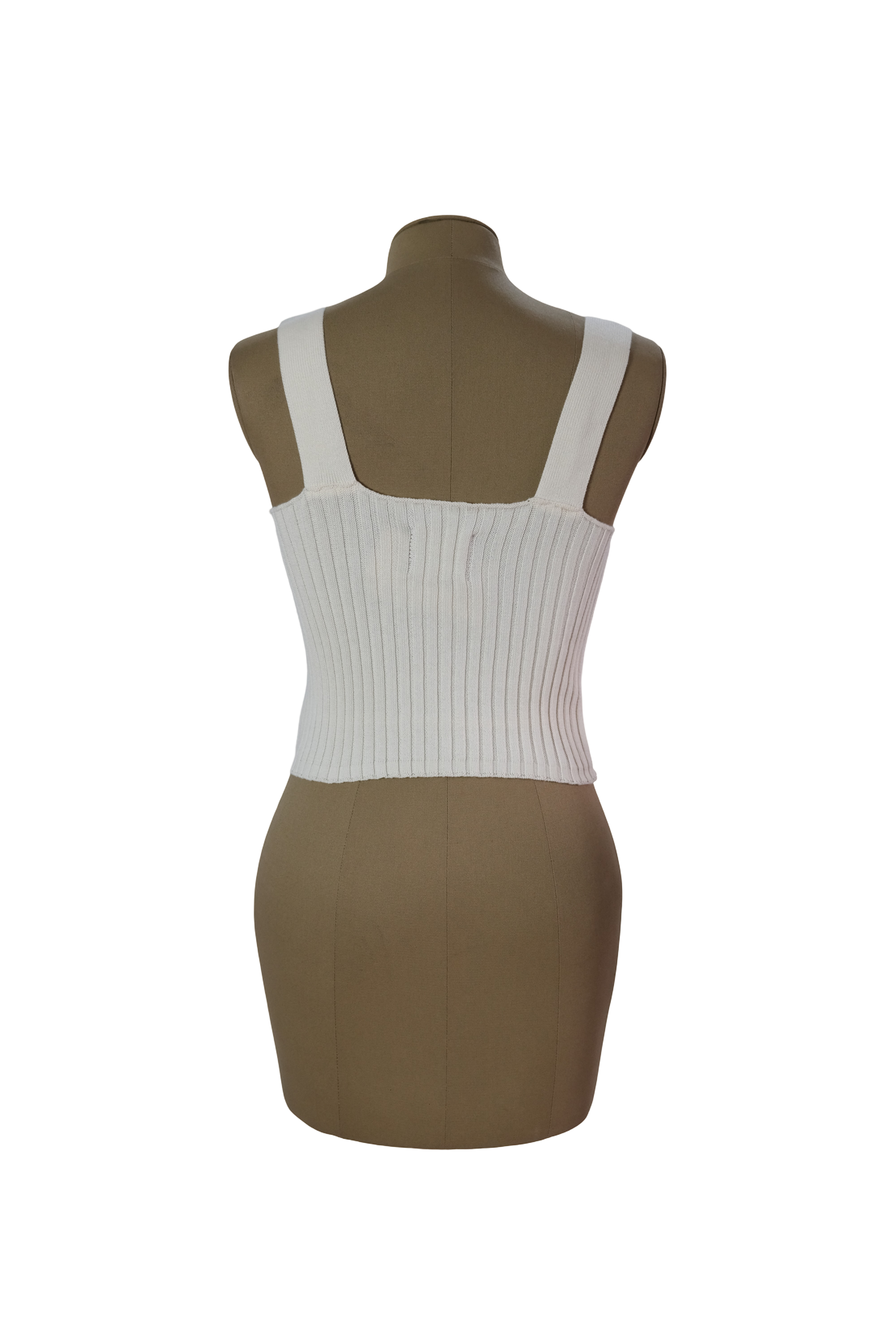 Crop Top Blanco Hueso
