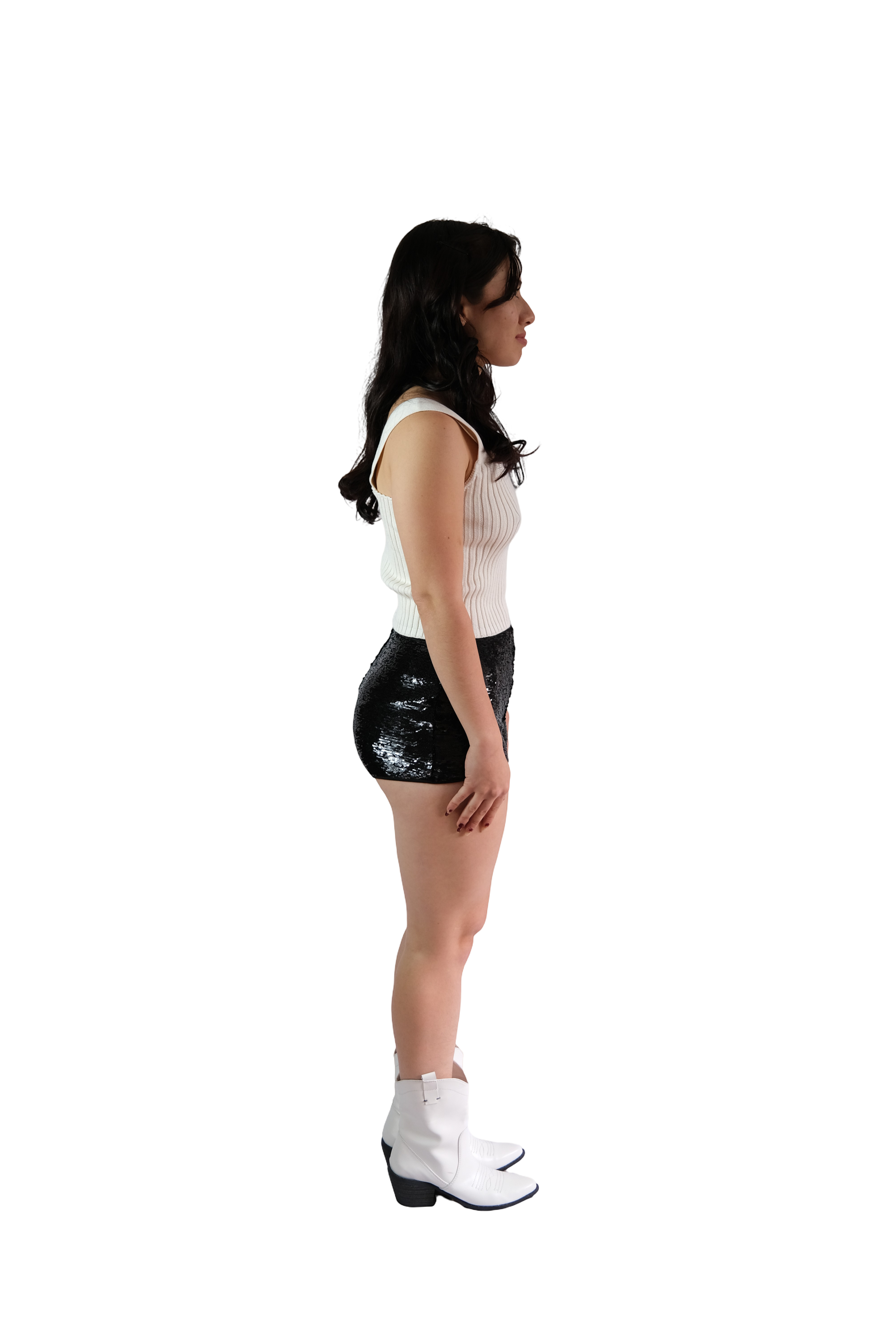 Short Lentejuelas Negro