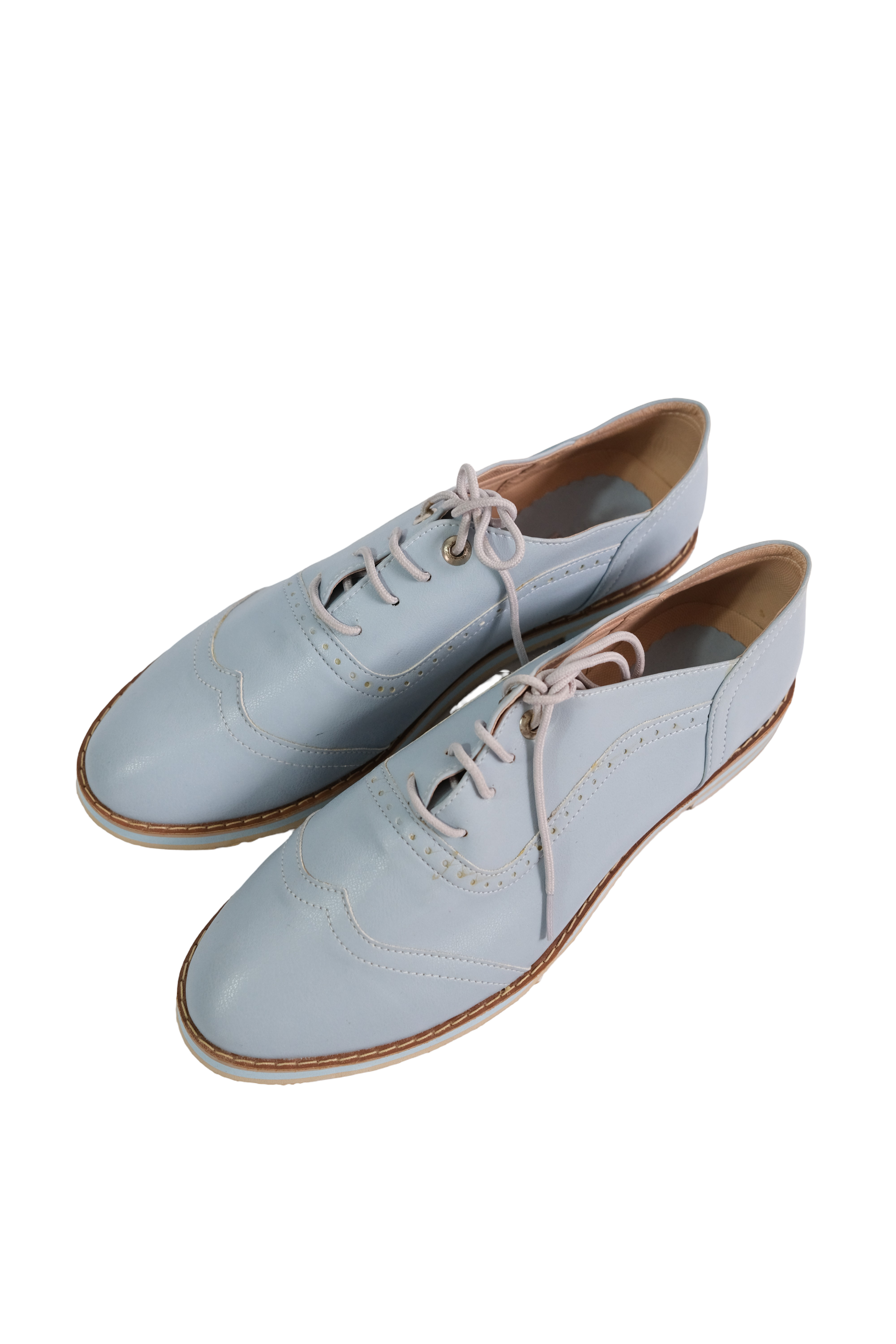 Mocasines Azúl Claro