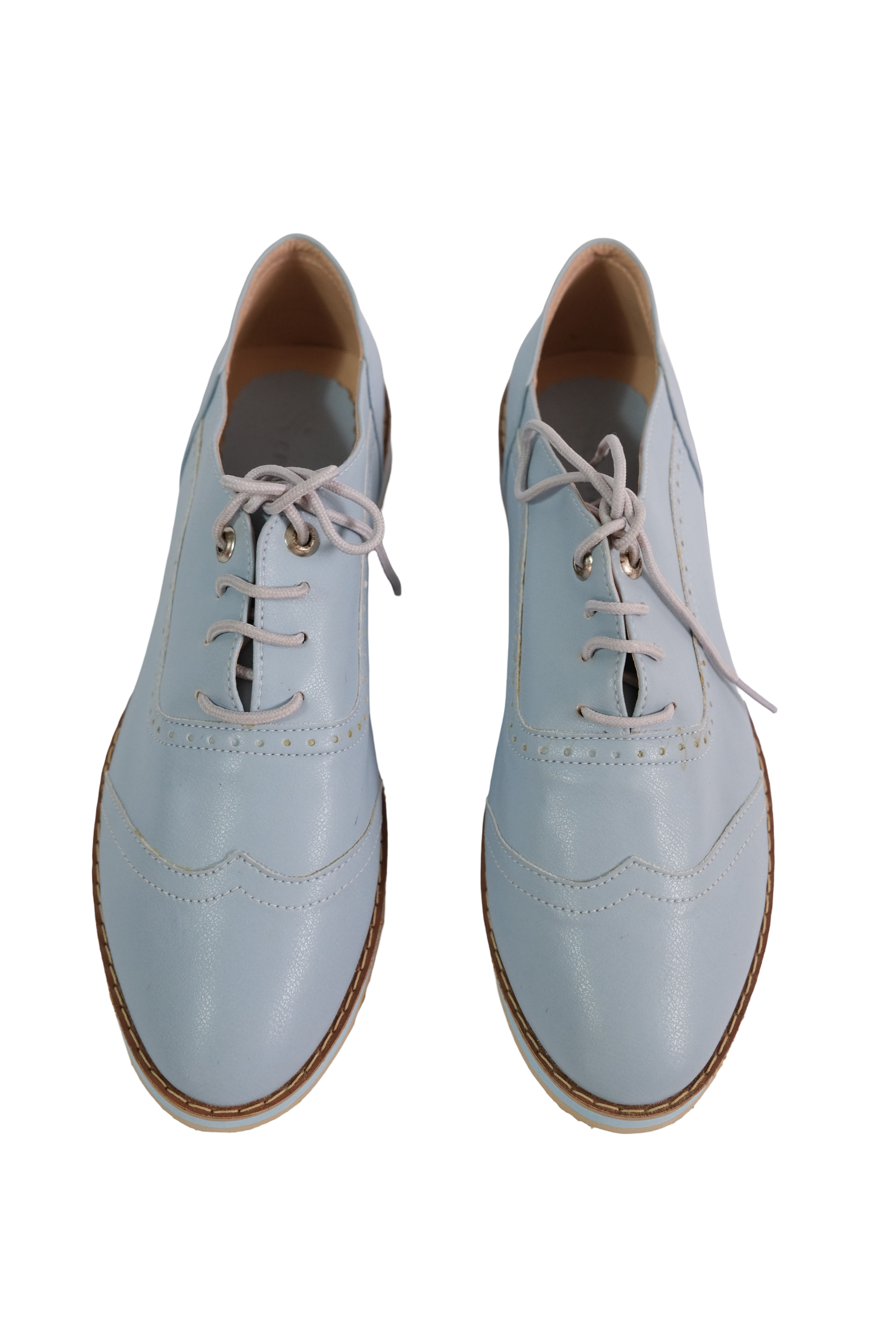 Mocasines Azúl Claro