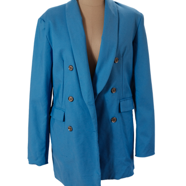Blazer Azúl Botones Plateados Dear Proyect