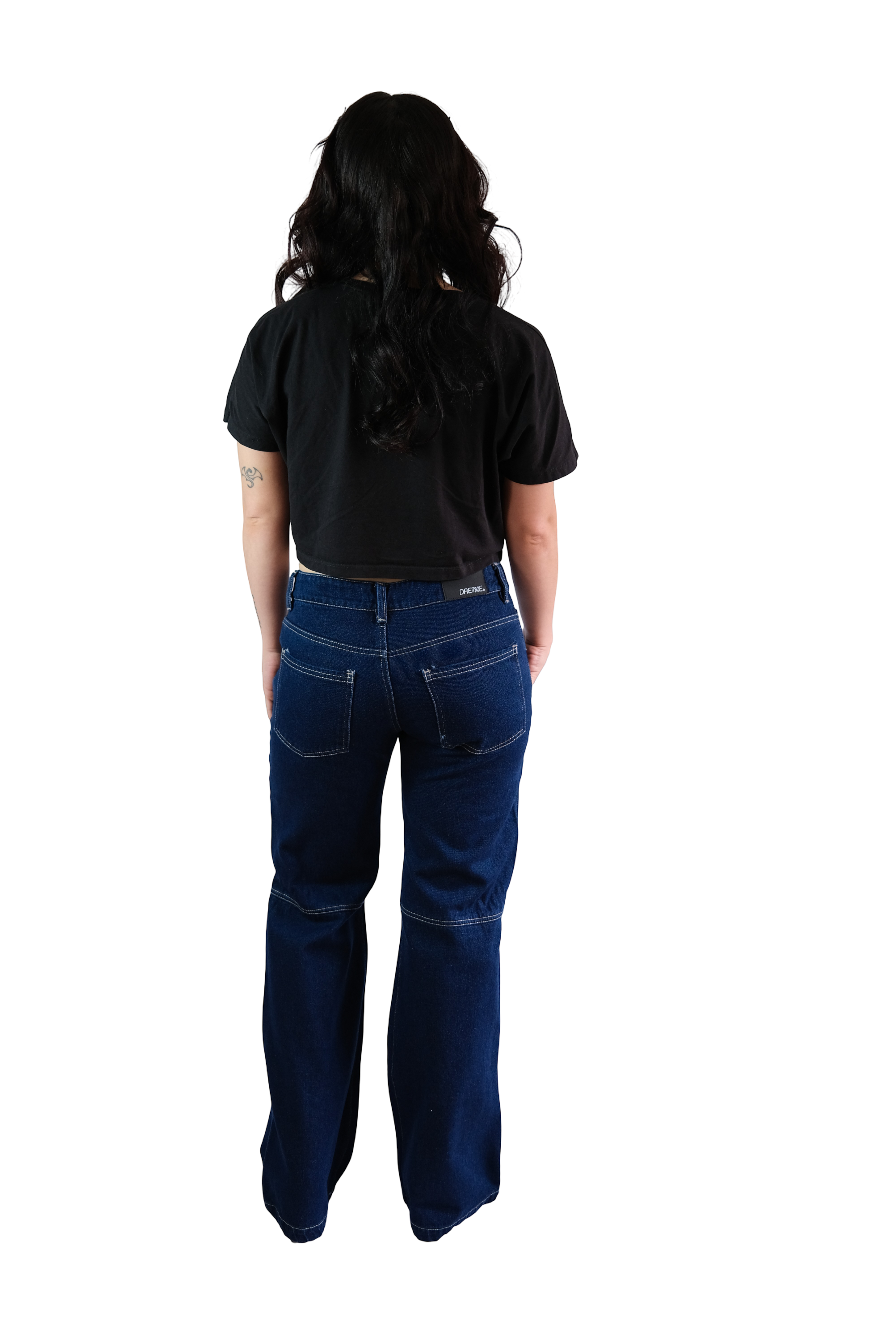 Jean Dark Blue Wide Azul Oscuro