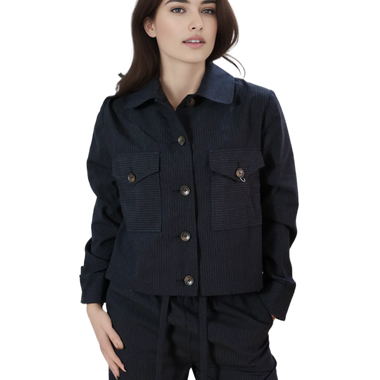 Chaqueta Rayas Azúl