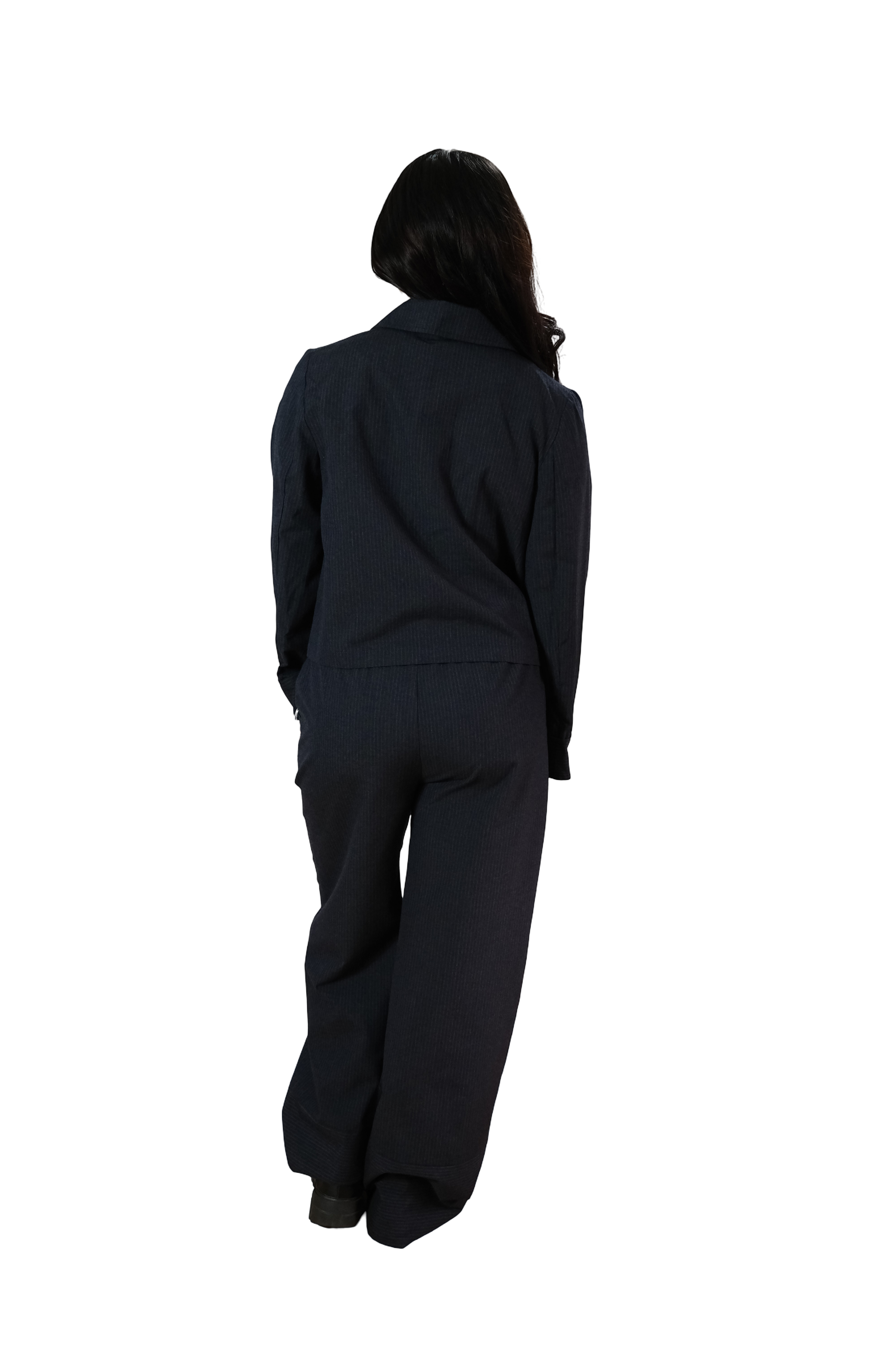 Chaqueta Rayas Azúl