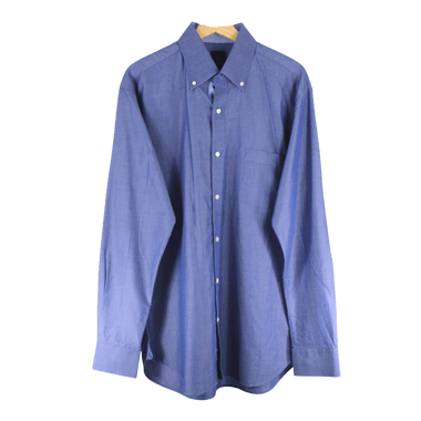Camisa Azul Manga Larga Talla XL