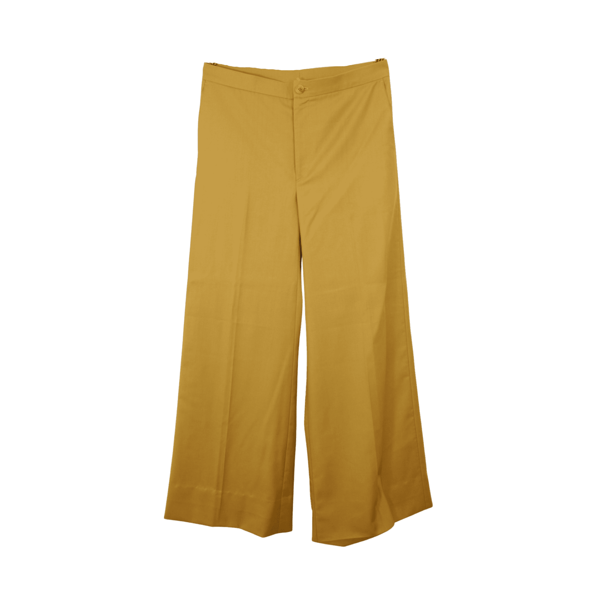 Pantalón Ancho Mostaza Talla M