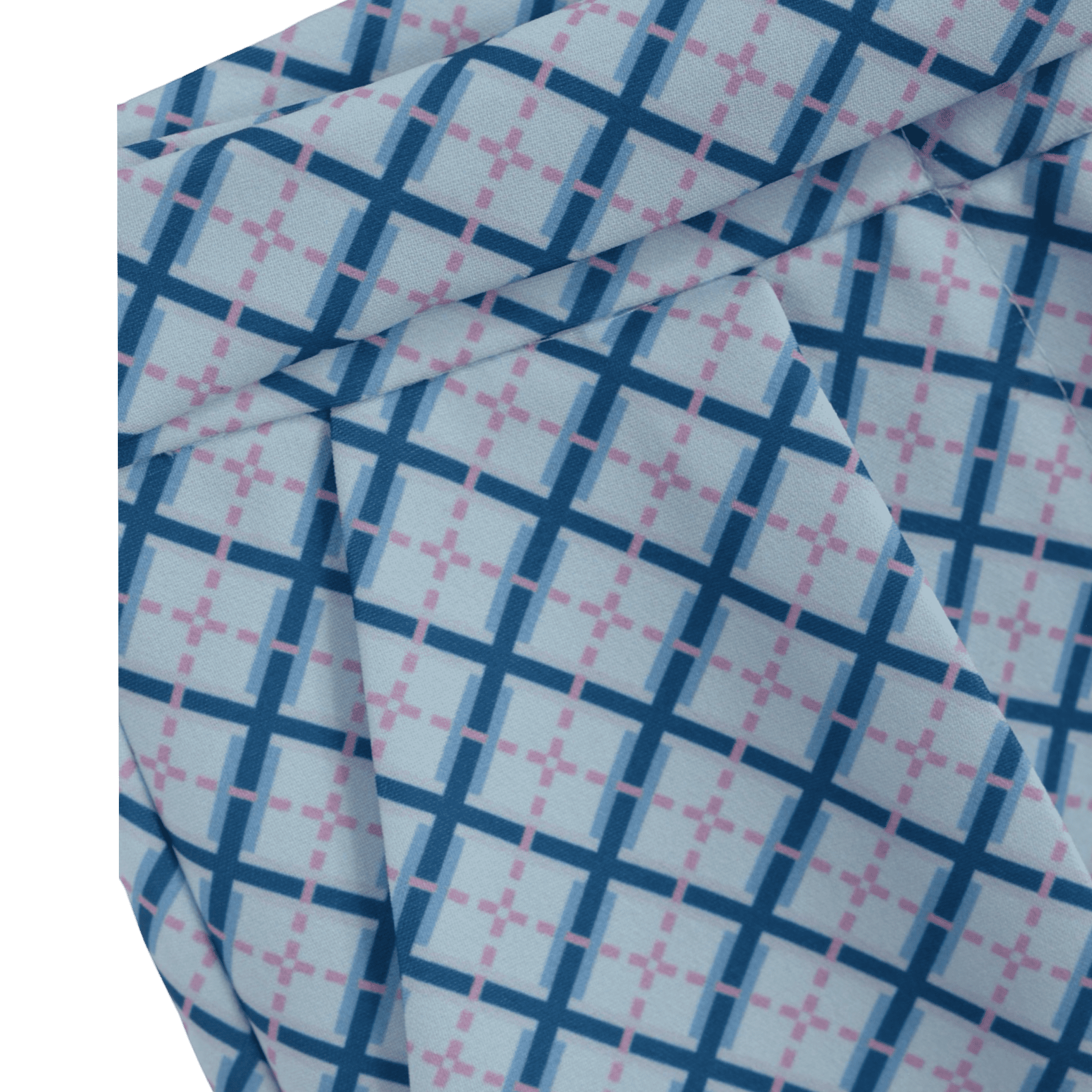 Pantalón Estampado Azul Talla S