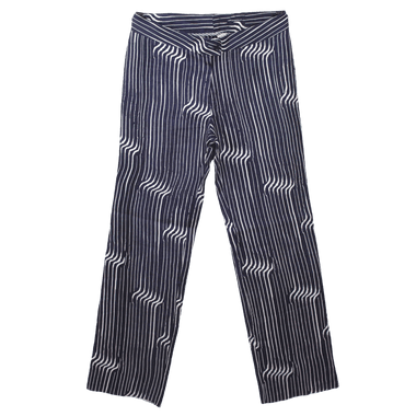 Pantalón Tipo Cebra Azul Talla 12